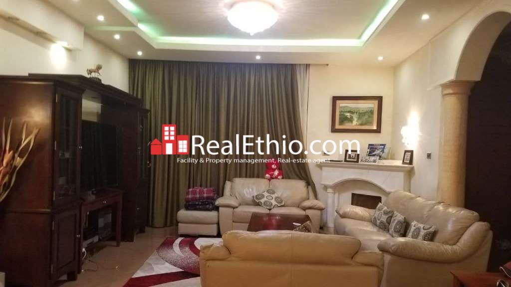 Bole Bulbula, six bedrooms ground plus two house for sale, Addis Ababa, Ethiopia.