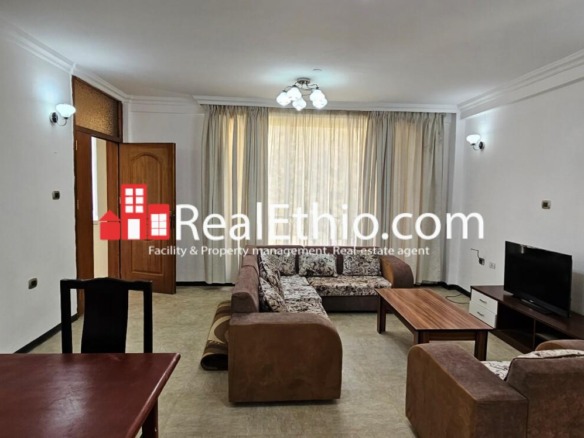 1 bedroom furnished apartment for rent, Bole near airport, Addis Ababa, Ethiopia.