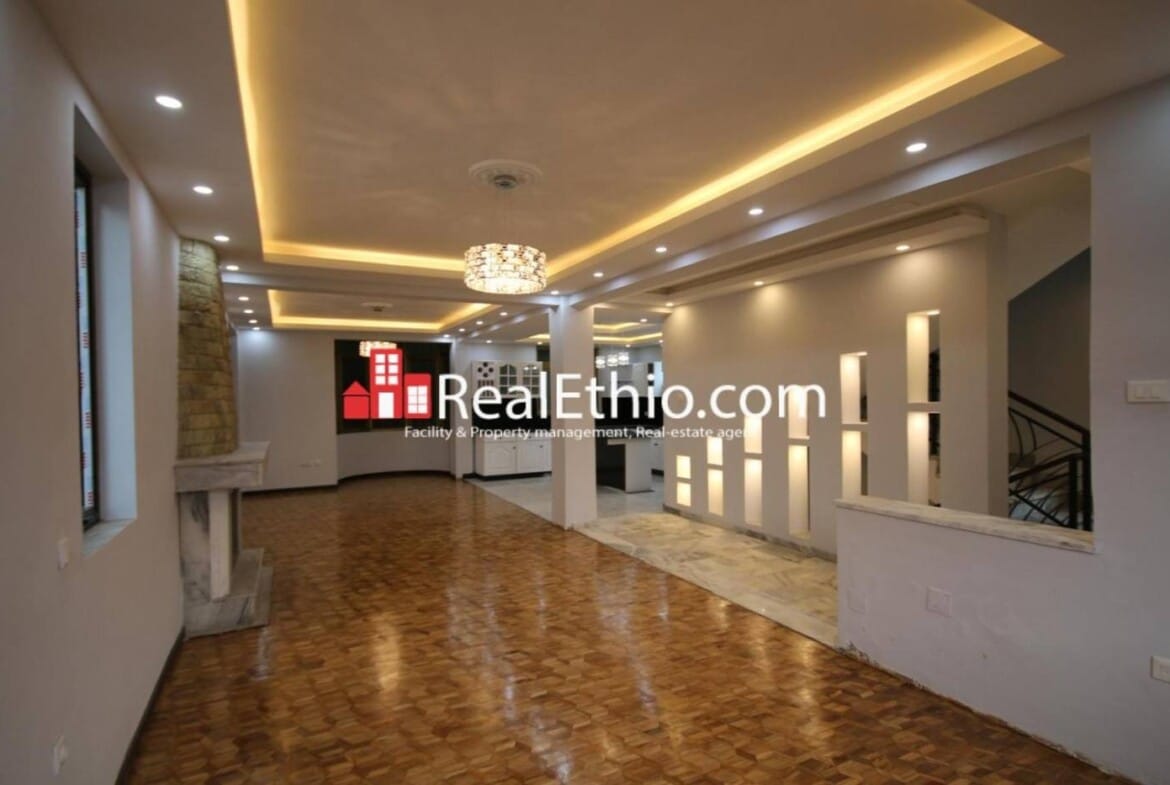 Bole, A ground plus two, four bed rooms house for rent, Addis Ababa.