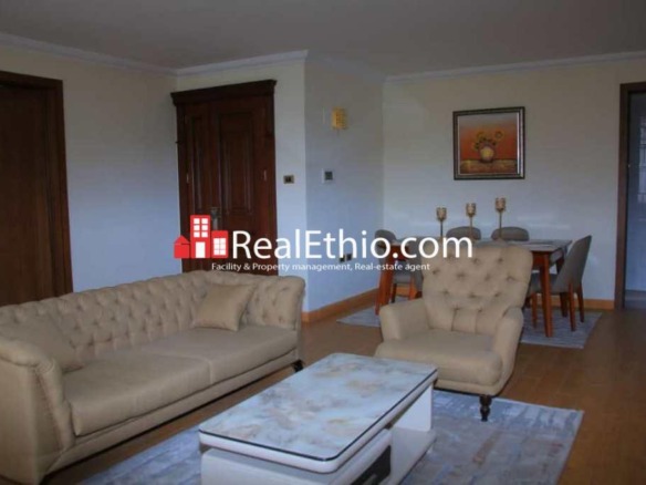 Lemhotel Megenagna, 2 bedrooms furnished apartment for rent, Addis Ababa.