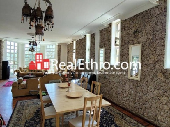 Aware, furnished 5 bedrooms house for rent, Addis Ababa.