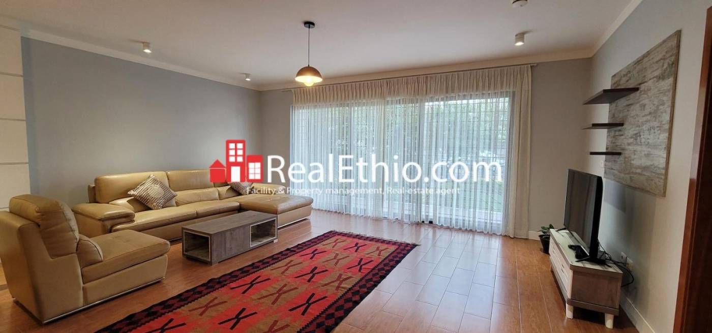Bole, furnished 3 plus BR apartment for rent, Addis Ababa.