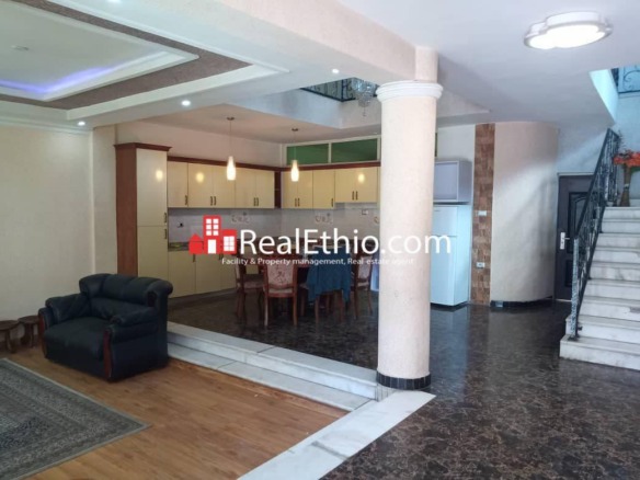 CMC, G+3 furnished House for rent, Addis Ababa.