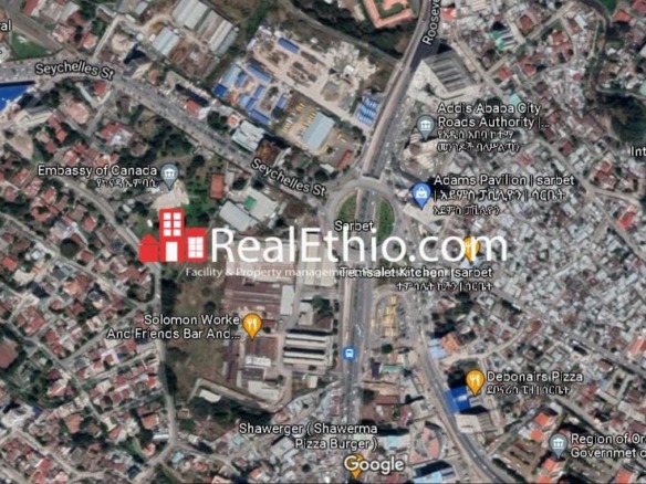 Sarbet around Canada Embassy, 3 bedrooms house for sale, Addis Ababa.