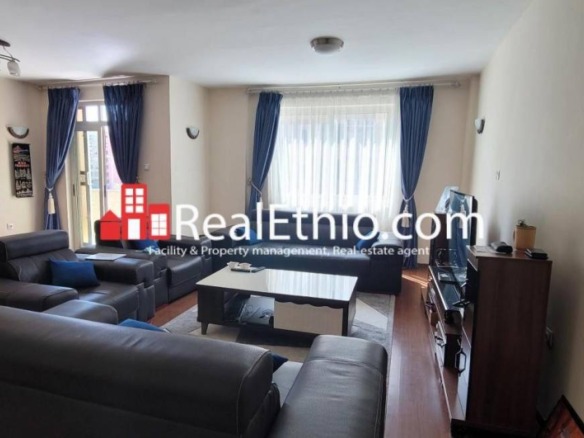 Bole Bulbula, 3 bedrooms furnished apartment for rent, Addis Ababa.