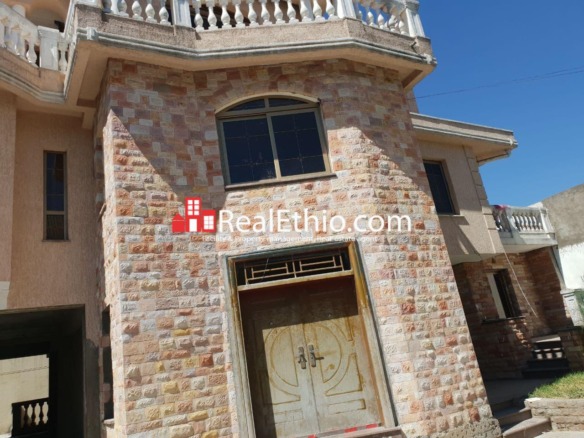 Gerji Minstroch, G+2+Basement house for rent, Addis Ababa.