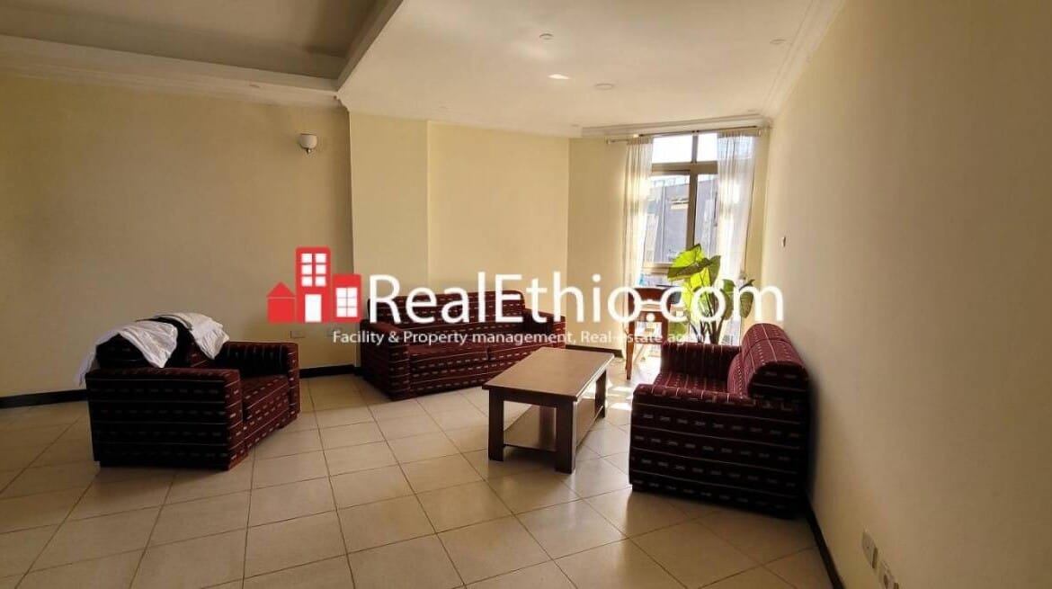 Piazza, 2 bedrooms apartment for rent, Addis Ababa.