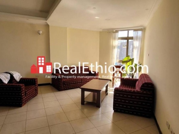 Piazza, 2 bedrooms apartment for rent, Addis Ababa.