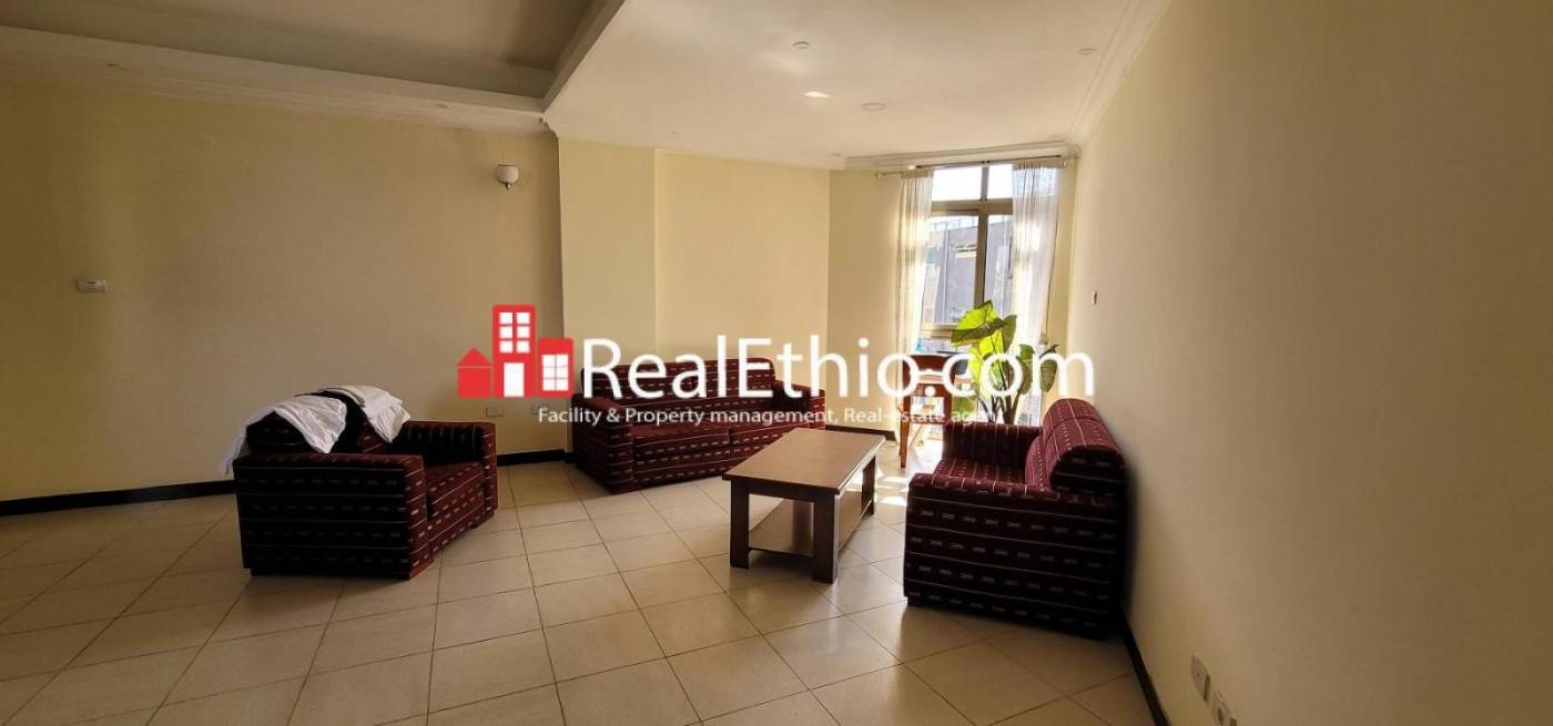 Piazza, 2 bedrooms apartment for rent, Addis Ababa.