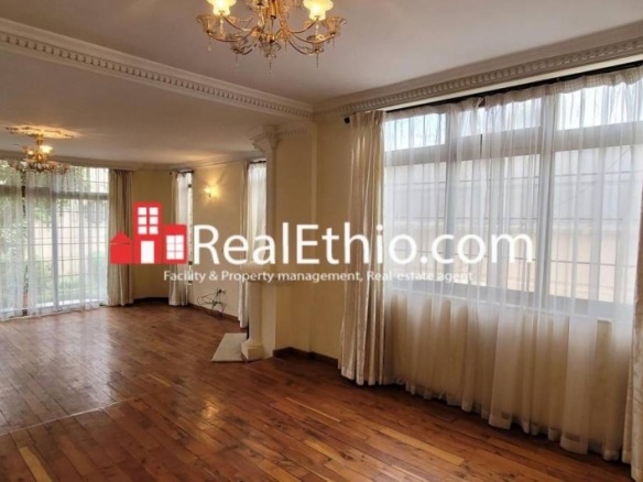 4BR G+1 house for rent, Hayahulet, Addis Ababa, Ethiopia.