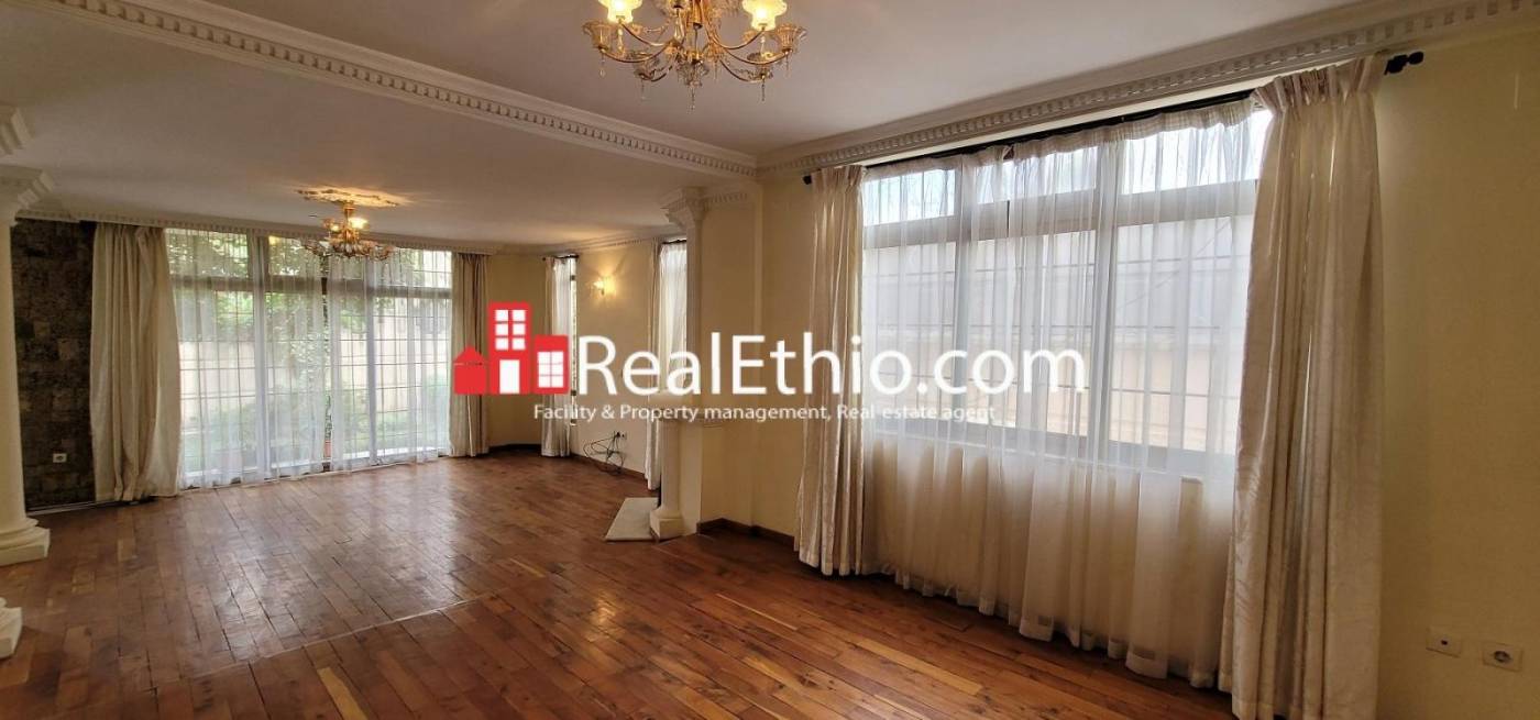 4BR G+1 house for rent, Hayahulet, Addis Ababa, Ethiopia.