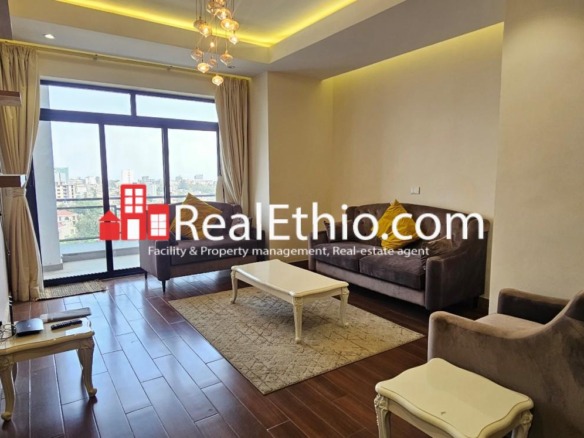 2 Bedrooms furnished apartment for sale, Bole Wolo Sefer, Addis Ababa, Ethiopia.