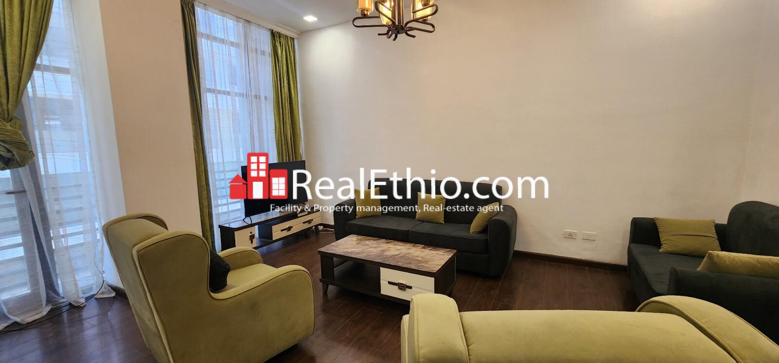 3 Bedrooms furnished apartment for rent, Kazanchis by ECA, Addis Ababa, Ethiopia.