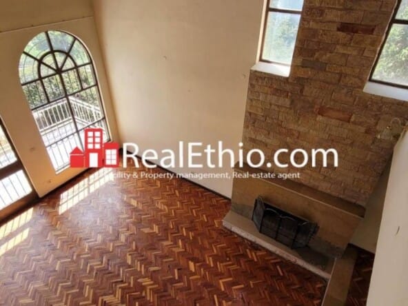 Megenagna Top view, 3 bedrooms G+1+B house for rent, Addis Ababa.