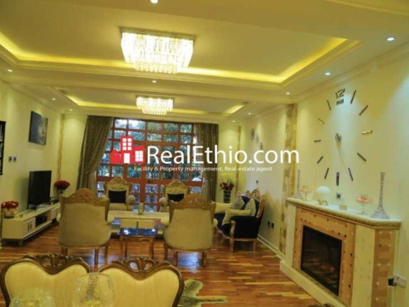 Summit, 4 bedrooms furnished house for rent, Addis Ababa.