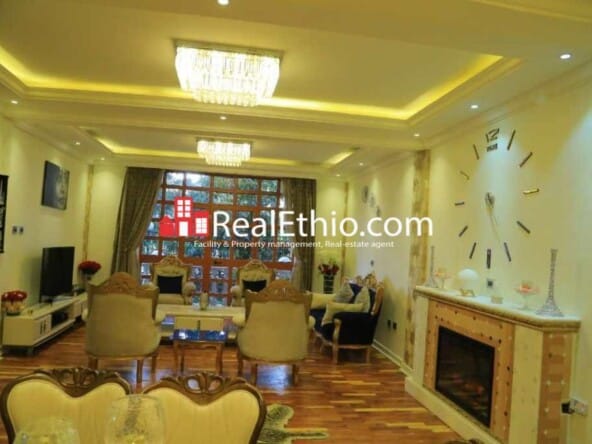Summit, 4 bedrooms furnished house for rent, Addis Ababa.