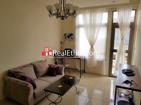Bole, fully furnished one bedroom apartment for rent, Addis Ababa.