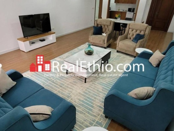 Furnished 4 Bedrooms apartment for rent, Hayahulet, Addis Ababa, Ethiopia.