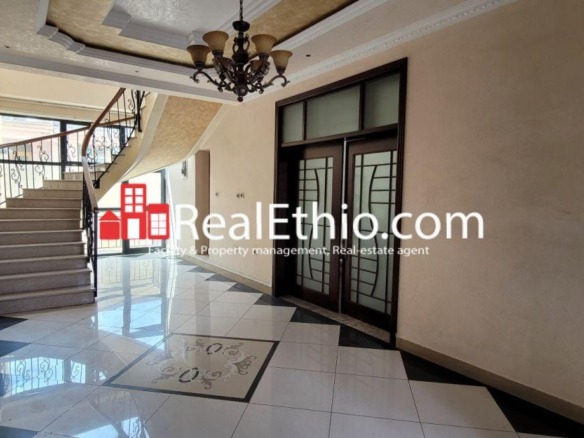 Imperial, G+2+T+B seven bedrooms house or office for rent, Addis Ababa.