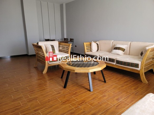 2 Bedrooms furnished apartment for rent, Bole, Addis Ababa, Ethiopia.