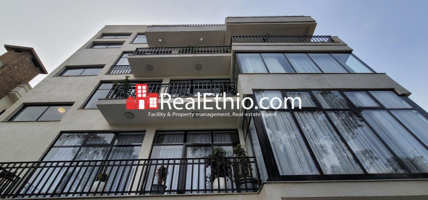5BR G+2 semi-furnished house for rent, Megenagna Top view, Addis Ababa, Ethiopia.