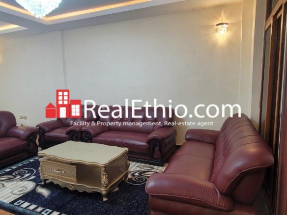Gerji, G+3+Teracce apartment building for rent, Addis Ababa.