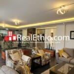 Gerji Mebrat Hail, 4 bedrooms furnished apartment for rent, Addis Ababa.