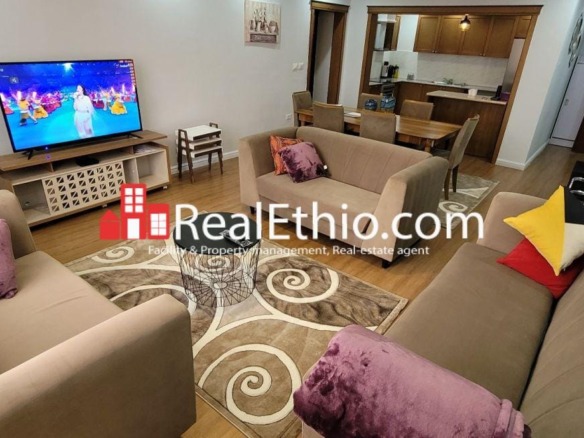 Hayahulet, furnished 3 Bedrooms apartment for rent, Addis Ababa.
