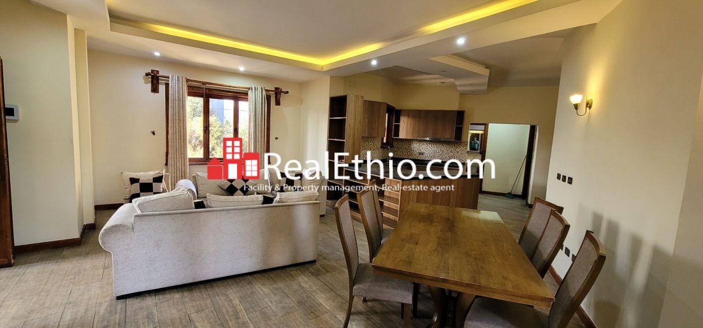 3 Bedrooms furnished apartment for rent, Kebena, Addis Ababa.
