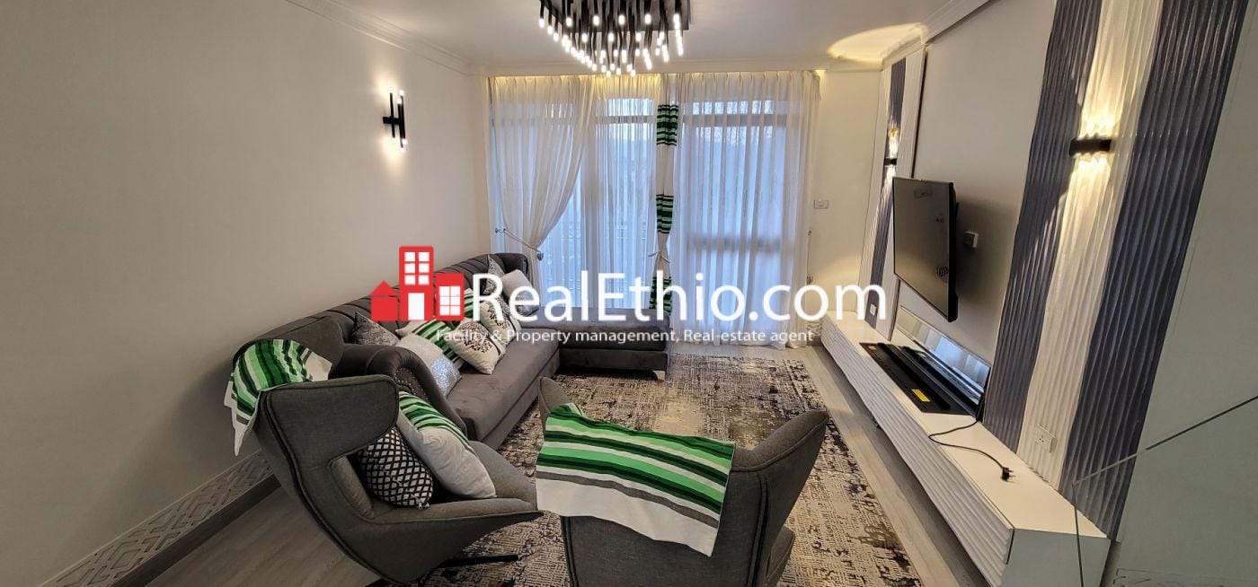 3 Bedrooms furnished Apartment for rent, Meskel Square, Addis Ababa, Ethiopia.