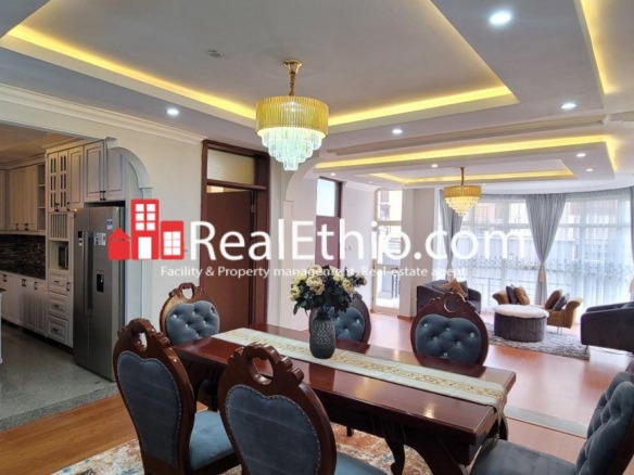 Ayat Beshale, G+2 Furnished House for Rent, Addis Ababa.