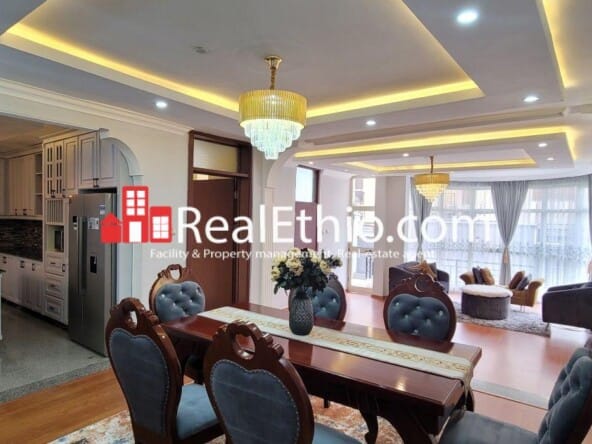 Ayat Beshale, G+2 Furnished House for Rent, Addis Ababa.