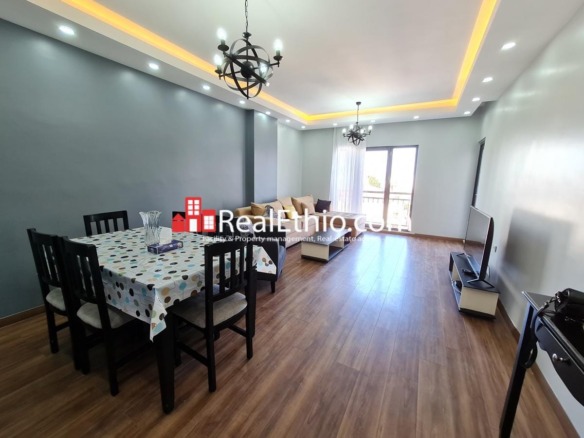 Bole, three bedrooms furnished apartment for rent, Addis Ababa.