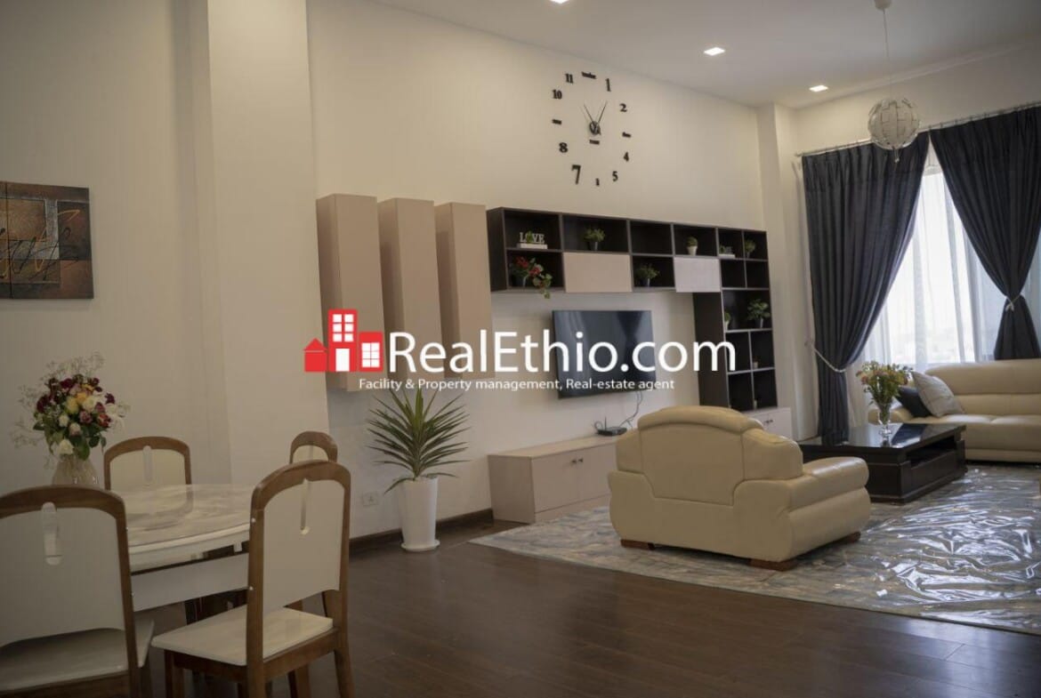 Hayahulet,Three Bedroom Furnished Apartment for Rent, Addis Ababa.
