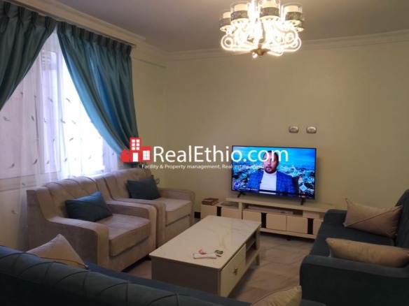 Ayat, Furnished 3 Bedrooms Condominium for Rent, Addis Ababa.