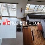 Bisrate Gabriel, furnished two bedrooms duplex apartment for rent, Addis Ababa.