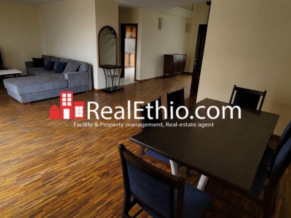 Bisrate Gabriel not far from ICS, furnished 3 bedrooms duplex apartment for rent, Addis Ababa.