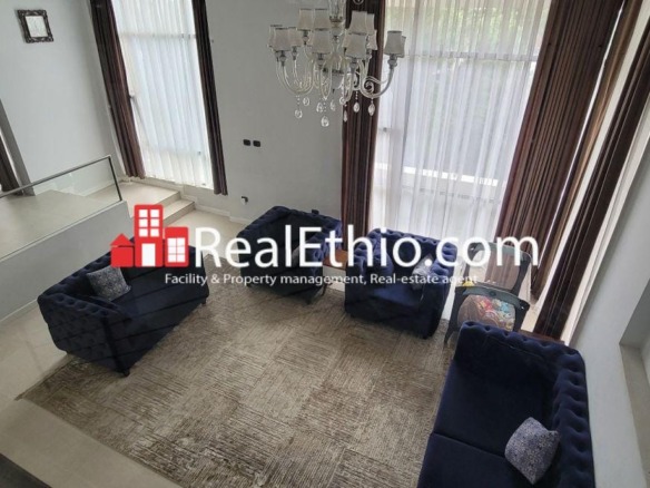 Bole, Furnished G+1+B House for Rent, Addis Ababa.