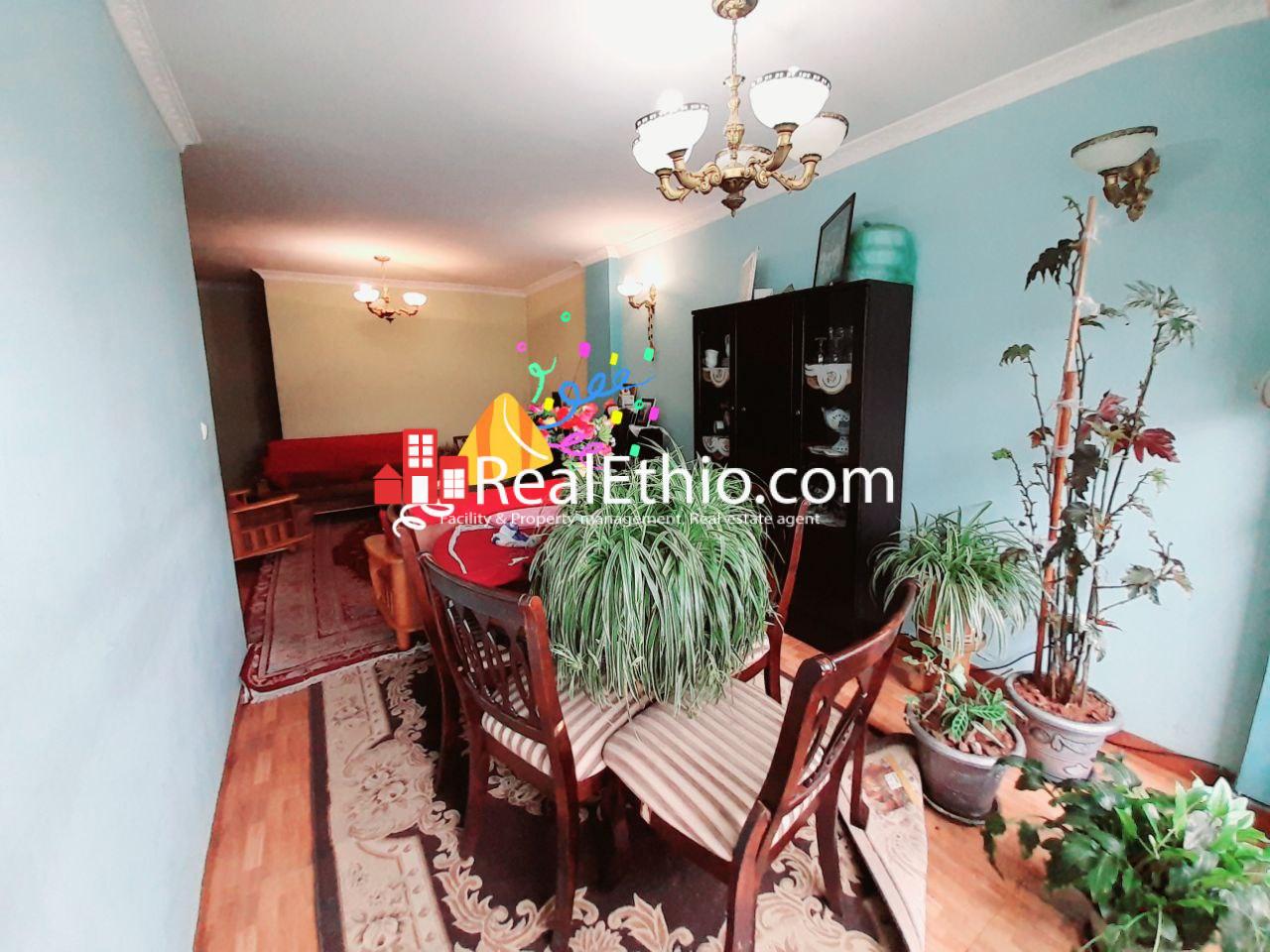 Kazanchis, Three Bedrooms Apartment for Sale, Addis Ababa.