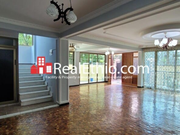 Megenagna Amiche, five bedrooms G+3 house for rent, Addis Ababa, Ethiopia