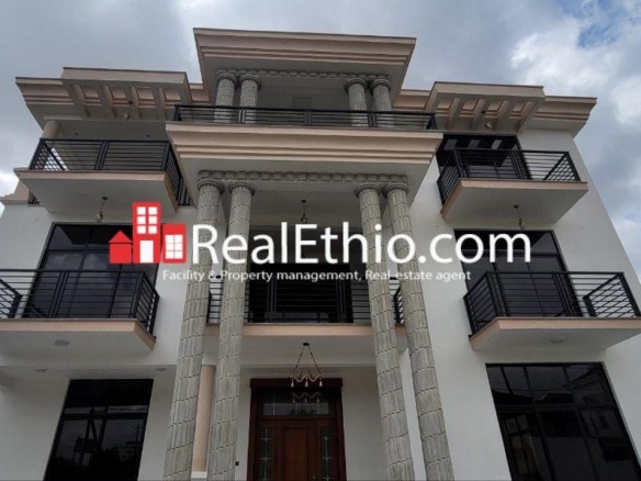 Ayat Zone 5, G+2+B Six Bedrooms House for Sale, Addis Ababa.