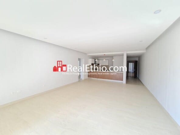 Kazanchis close to ECA, three bedrooms apartment for rent, Addis Ababa.
