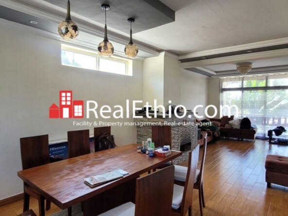 Kebena hill view, 4 bedrooms furnished house for rent, Addis Ababa, Ethiopia.