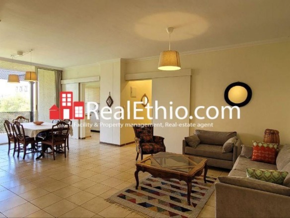 Two bedrooms Furnished Apartment for Rent, Lebu Varnero, Addis Ababa.