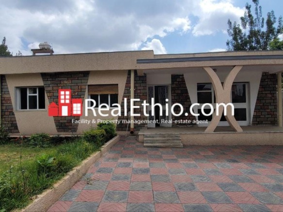 Bisrate Gebriel, Three Bedrooms Villa House for Rent, Addis Ababa.