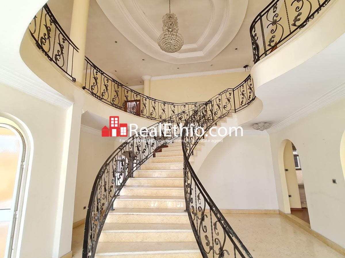 Bole, ground plus one villa house for rent, Addis Ababa, Ethiopia.
