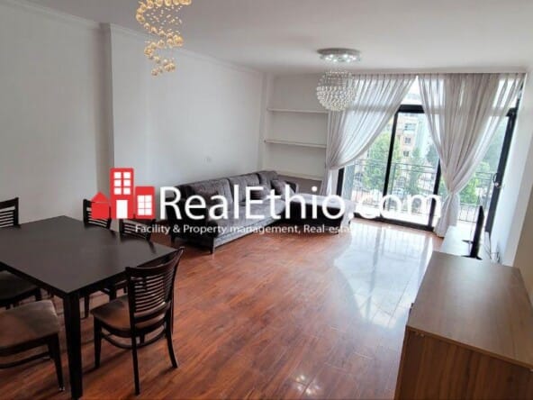 Bole Olympia, Three Bedrooms Furnished Apartment for Rent, Addis Ababa.