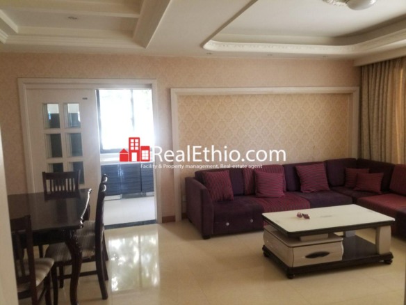 CMC, Furnished Three Bedrooms Apartment for Rent, Addis Ababa, Ethiopia.