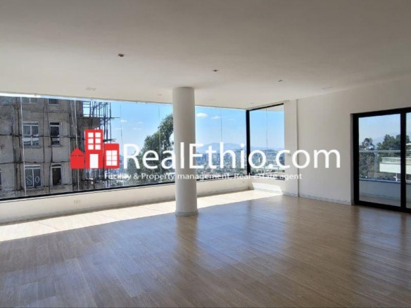 Kebena Top View, Two Bedrooms Apartment for Rent, Addis Ababa.