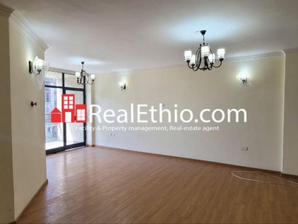 Meskel Square, Three Bedrooms Apartment for Rent, Addis Ababa.